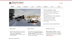 Desktop Screenshot of penzionhana.cz
